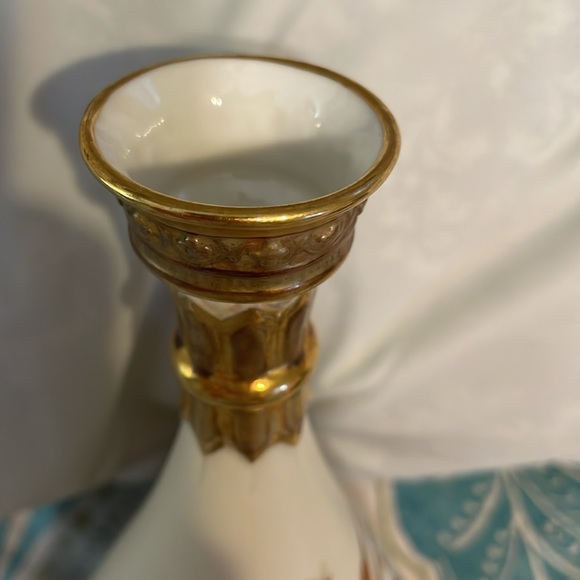 Antique 1800’s Royal Worcester Porcelain Bud Vase - Picture 6 of 14